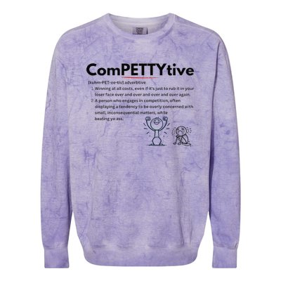 Competitive Design Compettytive Definition Premium Colorblast Crewneck Sweatshirt