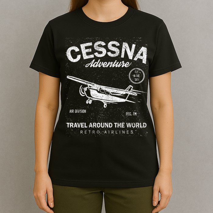 Cessna Distressed T-Shirt