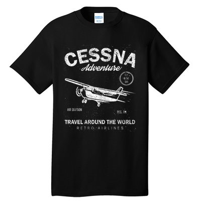 Cessna Distressed Tall T-Shirt