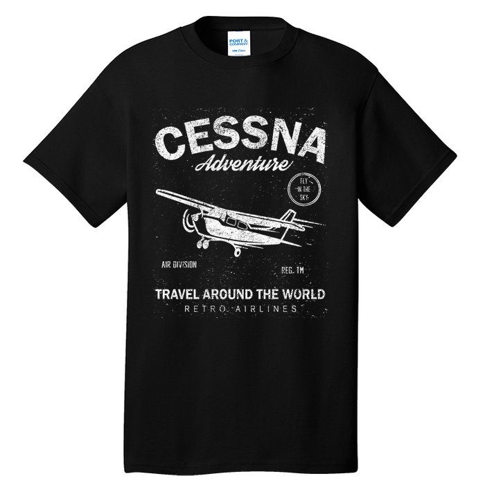 Cessna Distressed Tall T-Shirt