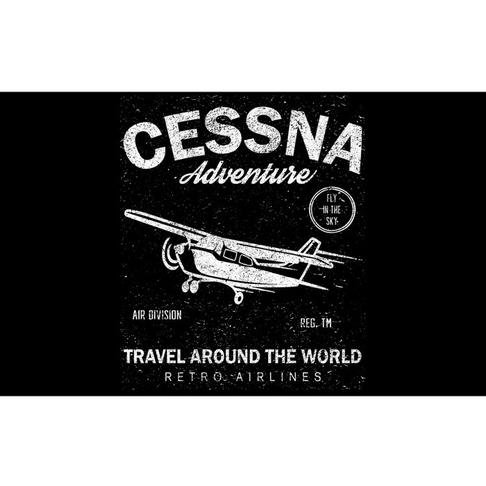 Cessna Distressed Bumper Sticker