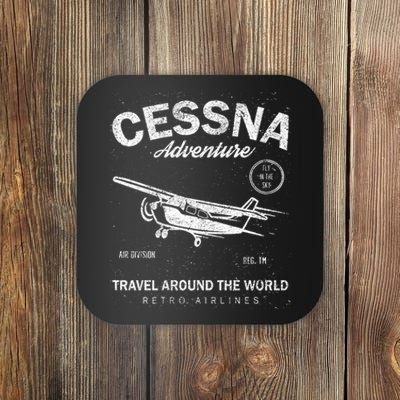 Cessna Distressed Coaster