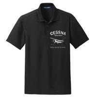 Cessna Distressed Dry Zone Grid Polo