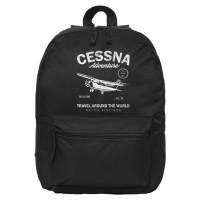 Cessna Distressed 16 in Basic Backpack