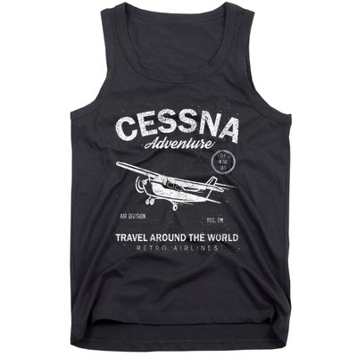 Cessna Distressed Tank Top