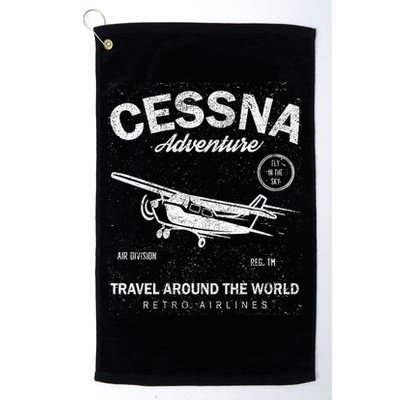 Cessna Distressed Golf Towel