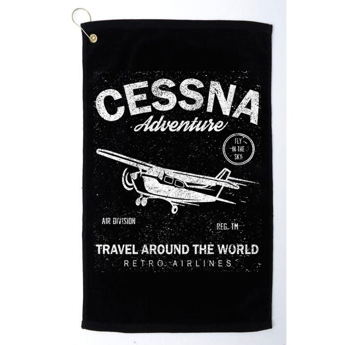 Cessna Distressed Golf Towel