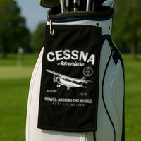 Cessna Distressed Golf Towel