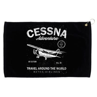 Cessna Distressed Grommeted Golf Towel