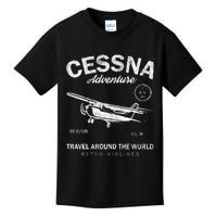 Cessna Distressed Kids T-Shirt