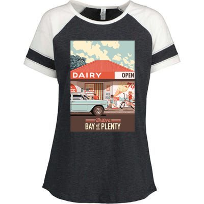 Corner Dairy Enza Ladies Jersey Colorblock Tee