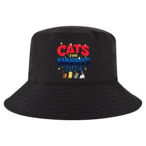 Cat Design Cats For Kamala Funny Harris Supporter Cool Comfort Performance Bucket Hat