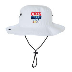 Cat Design Cats For Kamala Funny Harris Supporter Legacy Cool Fit Booney Bucket Hat