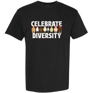 Celebrate Diversity Chicken Lover Farmyard Animal Lover Garment-Dyed Heavyweight T-Shirt