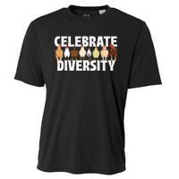 Celebrate Diversity Chicken Lover Farmyard Animal Lover Cooling Performance Crew T-Shirt