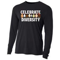 Celebrate Diversity Chicken Lover Farmyard Animal Lover Cooling Performance Long Sleeve Crew