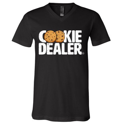 Cookie Dealer Cookie Lover Gift Cookie Baker Funny V-Neck T-Shirt