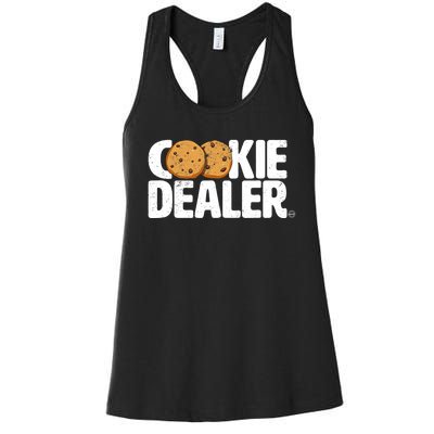 Cookie Dealer Cookie Lover Gift Cookie Baker Funny Women's Racerback Tank