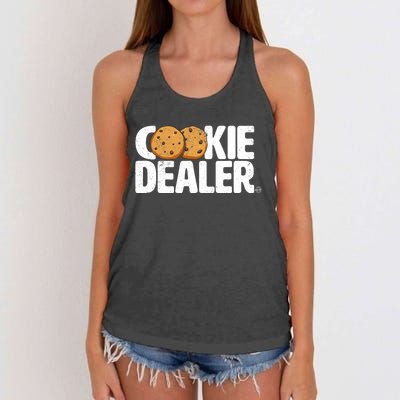 Cookie Dealer Cookie Lover Gift Cookie Baker Funny Women's Knotted Racerback Tank