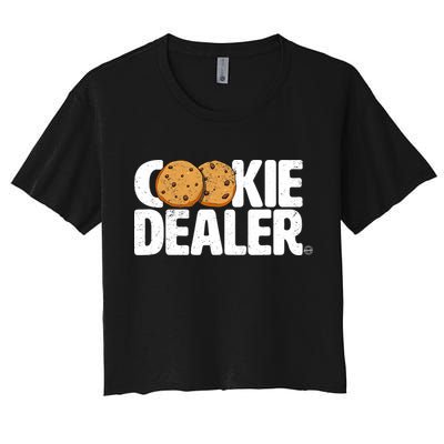 Cookie Dealer Cookie Lover Gift Cookie Baker Funny Crop Top