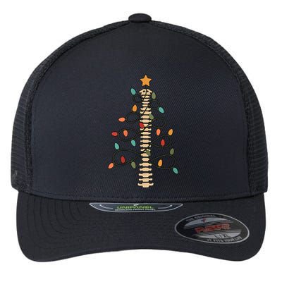 Chiropractor Doctor Christmas Lights Chiropractic Assistant Flexfit Unipanel Trucker Cap