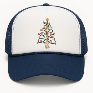 Chiropractor Doctor Christmas Lights Chiropractic Assistant Trucker Hat