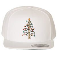 Chiropractor Doctor Christmas Lights Chiropractic Assistant Wool Snapback Cap