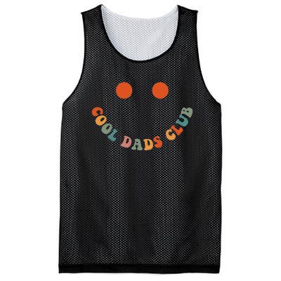 Cool Dads Club Retro Groovy Dad Fathers Day Mesh Reversible Basketball Jersey Tank