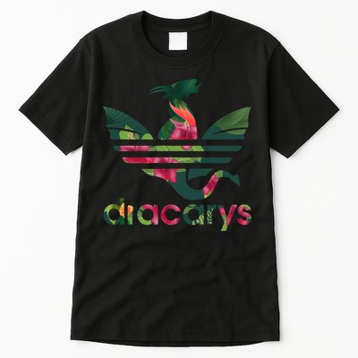 Cool Dracarys Dragon With Stripes Tall T-Shirt