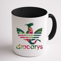 Cool Dracarys Dragon With Stripes Mug