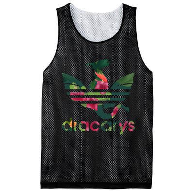 Cool Dracarys Dragon With Stripes Mesh Reversible Basketball Jersey Tank