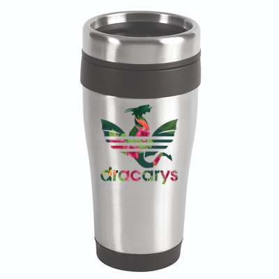 Cool Dracarys Dragon With Stripes 16oz Travel Tumbler