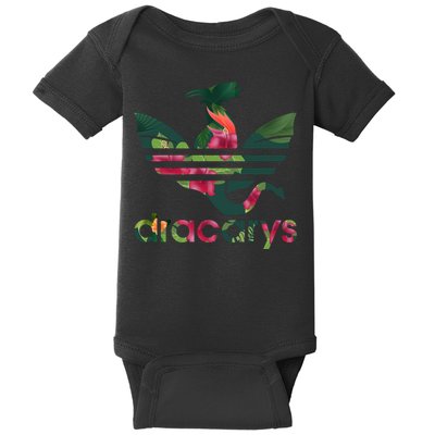 Cool Dracarys Dragon With Stripes Baby Bodysuit