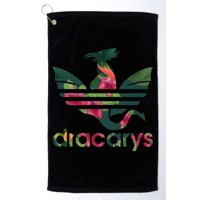 Cool Dracarys Dragon With Stripes Golf Towel