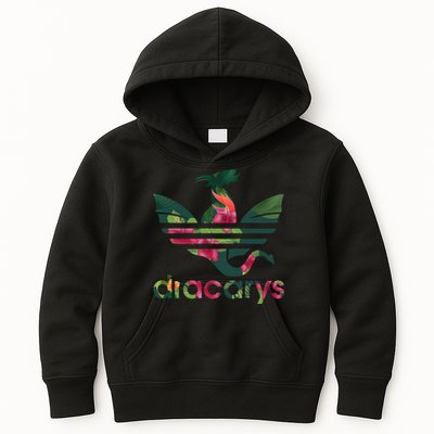 Cool Dracarys Dragon With Stripes Kids Hoodie