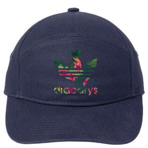 Cool Dracarys Dragon With Stripes 7-Panel Snapback Hat