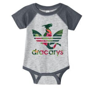 Cool Dracarys Dragon With Stripes Infant Baby Jersey Bodysuit