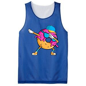 Cute Dabbing Donut Baking Chef Baker Doughnut Day Squad Crew Gift Mesh Reversible Basketball Jersey Tank