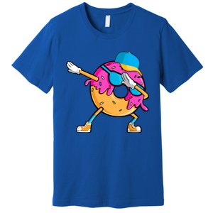 Cute Dabbing Donut Baking Chef Baker Doughnut Day Squad Crew Gift Premium T-Shirt