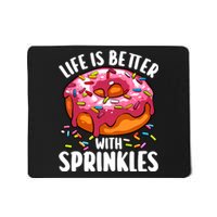 Cool Donut Design For Women Doughnut Donut Lover Mousepad