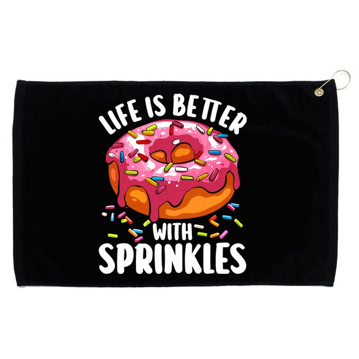 Cool Donut Design For Women Doughnut Donut Lover Grommeted Golf Towel