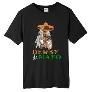 Cinco De Derby Gift Mexican Kentucky Horse Race Meaningful Gift Tall Fusion ChromaSoft Performance T-Shirt