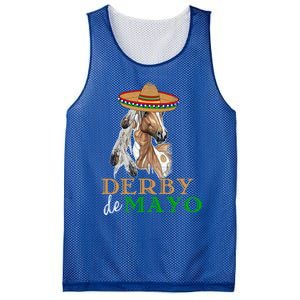 Cinco De Derby Gift Mexican Kentucky Horse Race Meaningful Gift Mesh Reversible Basketball Jersey Tank