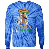 Cinco De Derby Gift Mexican Kentucky Horse Race Meaningful Gift Tie-Dye Long Sleeve Shirt