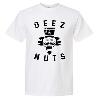 Crazy Dog Deez Nuts Funny Garment-Dyed Heavyweight T-Shirt