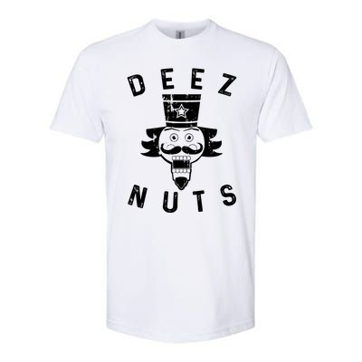 Crazy Dog Deez Nuts Funny Softstyle CVC T-Shirt