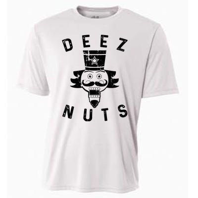 Crazy Dog Deez Nuts Funny Cooling Performance Crew T-Shirt