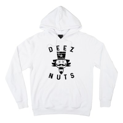 Crazy Dog Deez Nuts Funny Hoodie