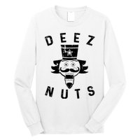 Crazy Dog Deez Nuts Funny Long Sleeve Shirt