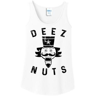 Crazy Dog Deez Nuts Funny Ladies Essential Tank